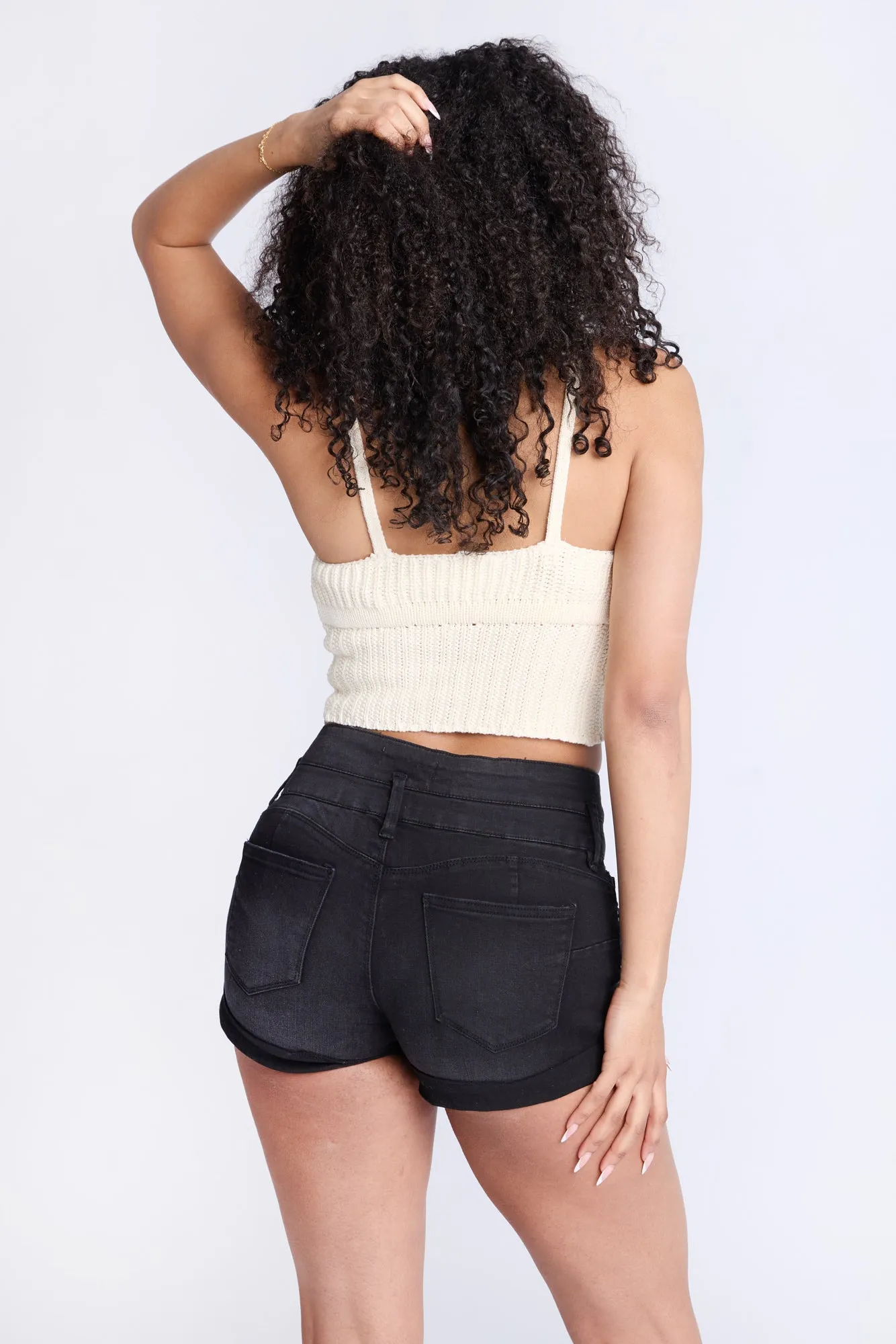 Super High Rise Shape Up Denim Shorts