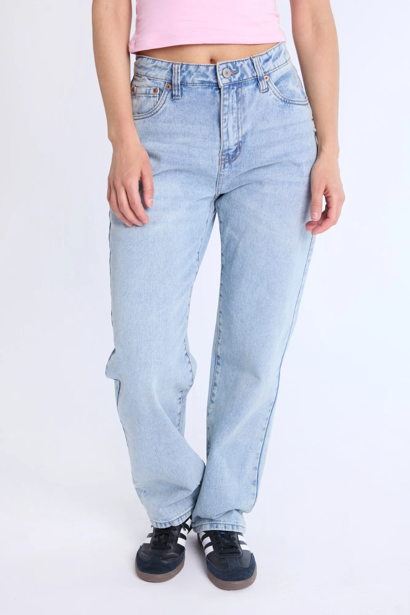 Super High Rise Straight Jeans