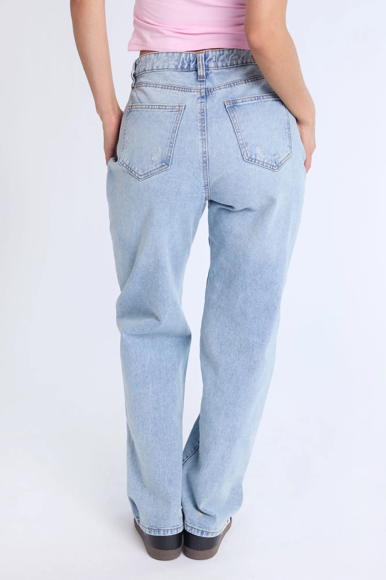 Super High Rise Straight Jeans