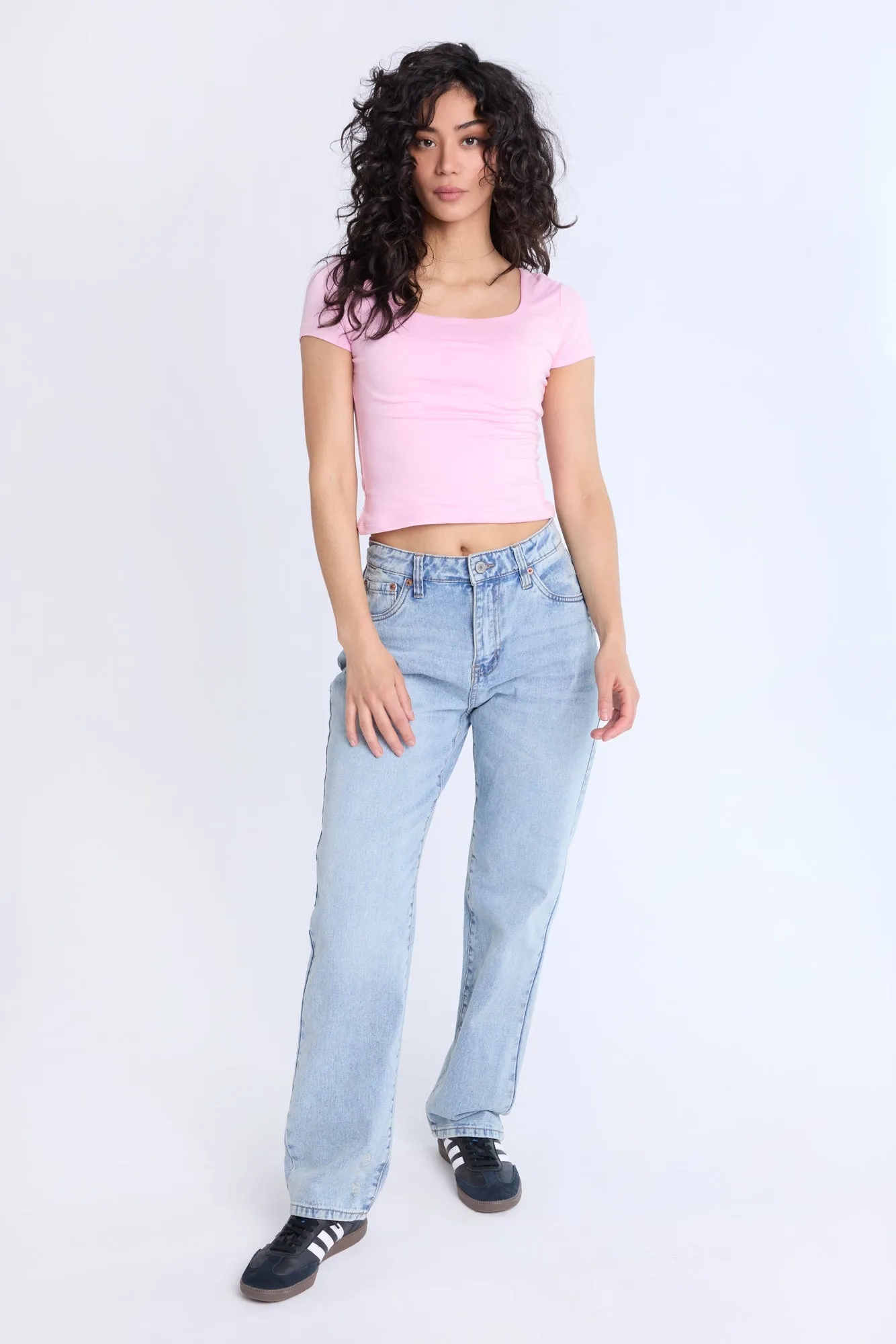 Super High Rise Straight Jeans