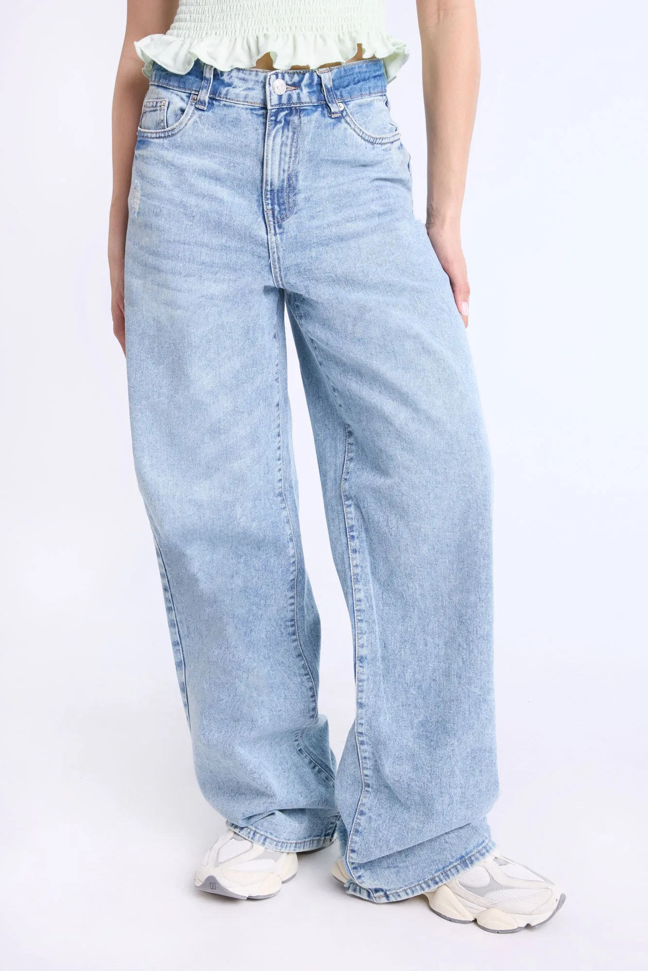 Super High Rise Wide Leg Jeans