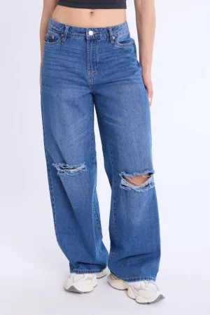 Super High Rise Wide Leg Jeans