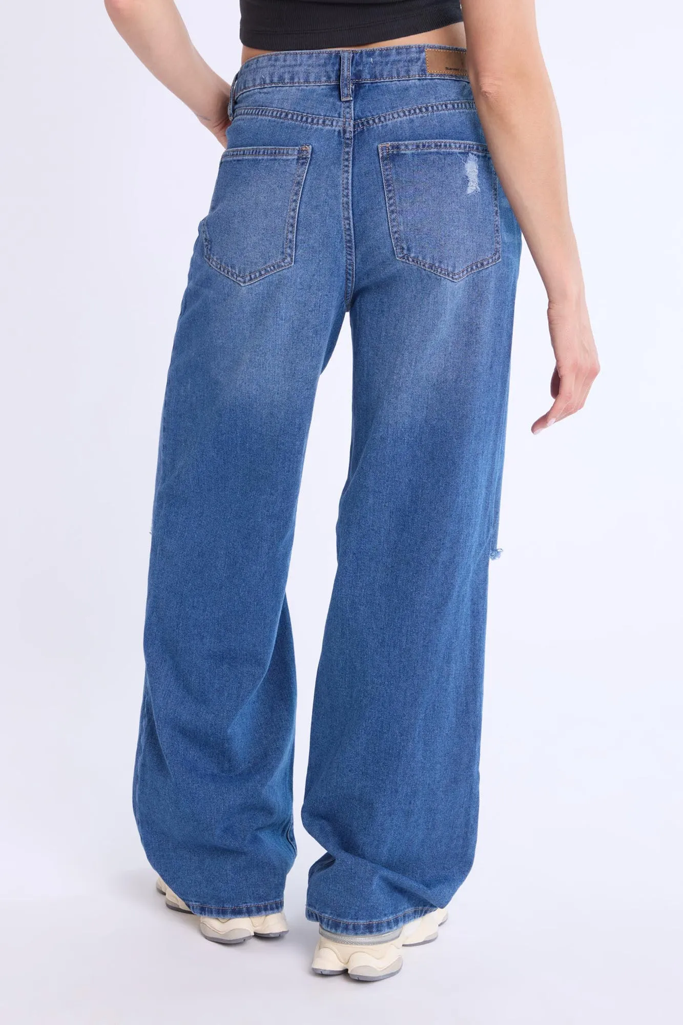 Super High Rise Wide Leg Jeans