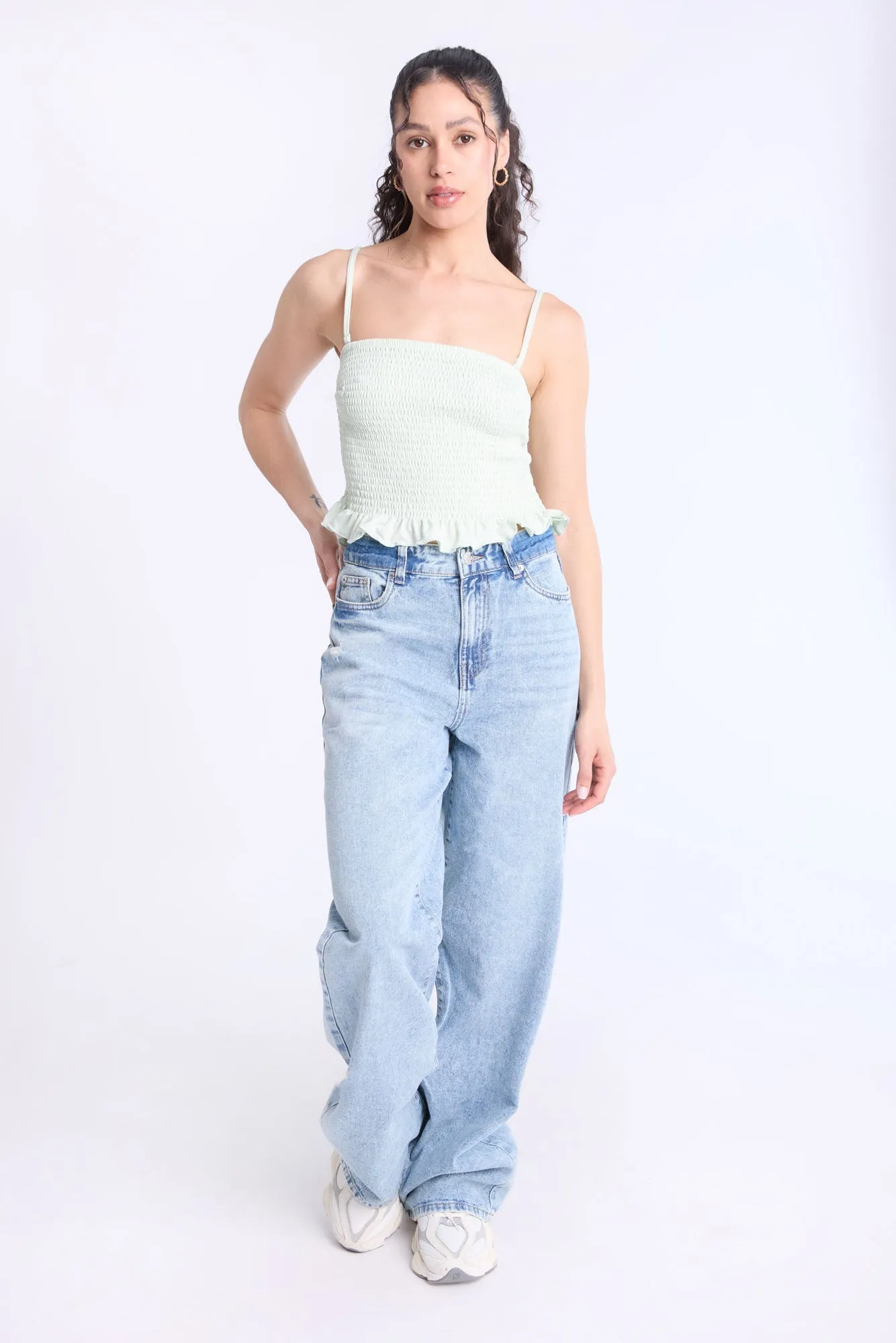 Super High Rise Wide Leg Jeans