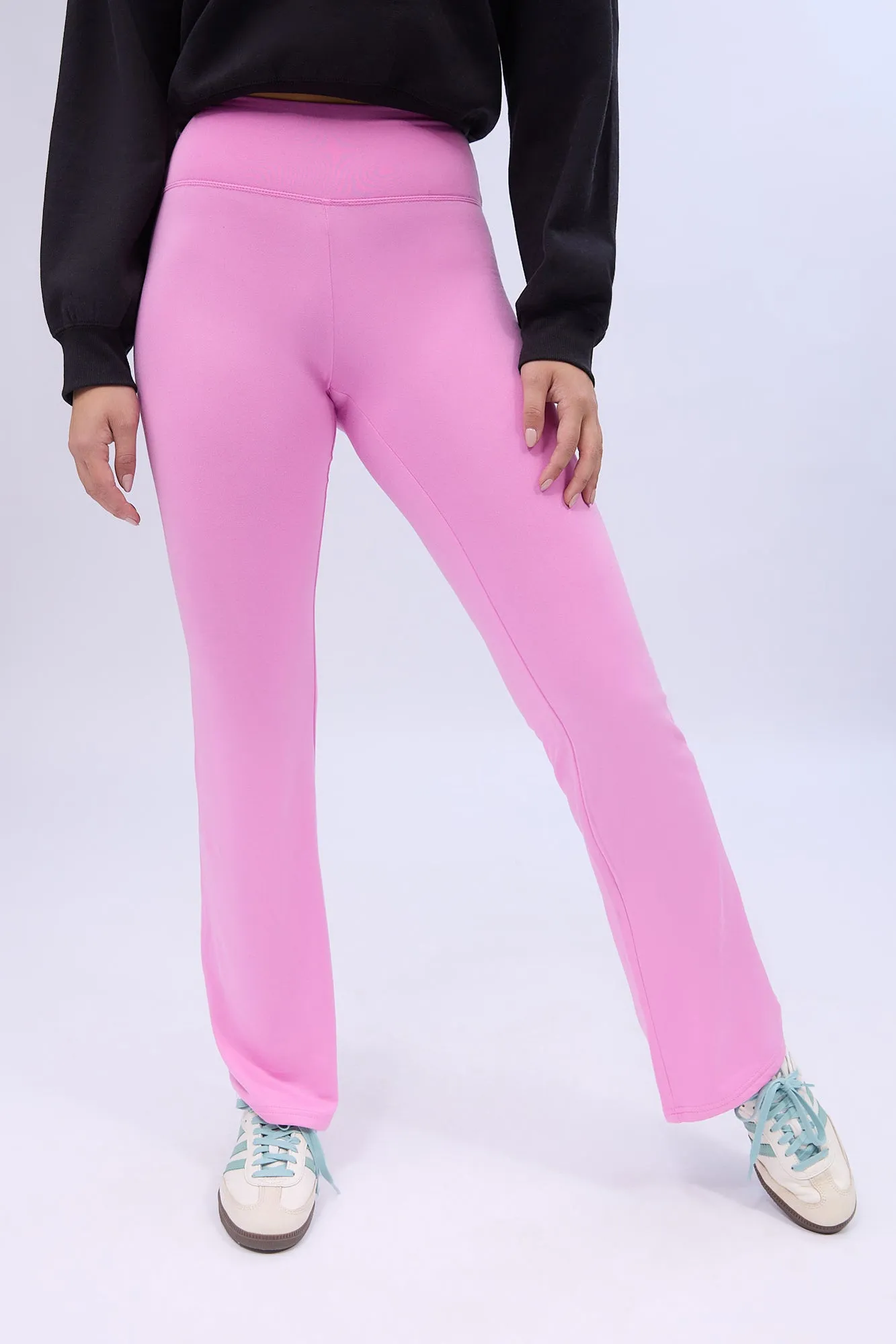 Super Soft Fleeceback Flare Leggings