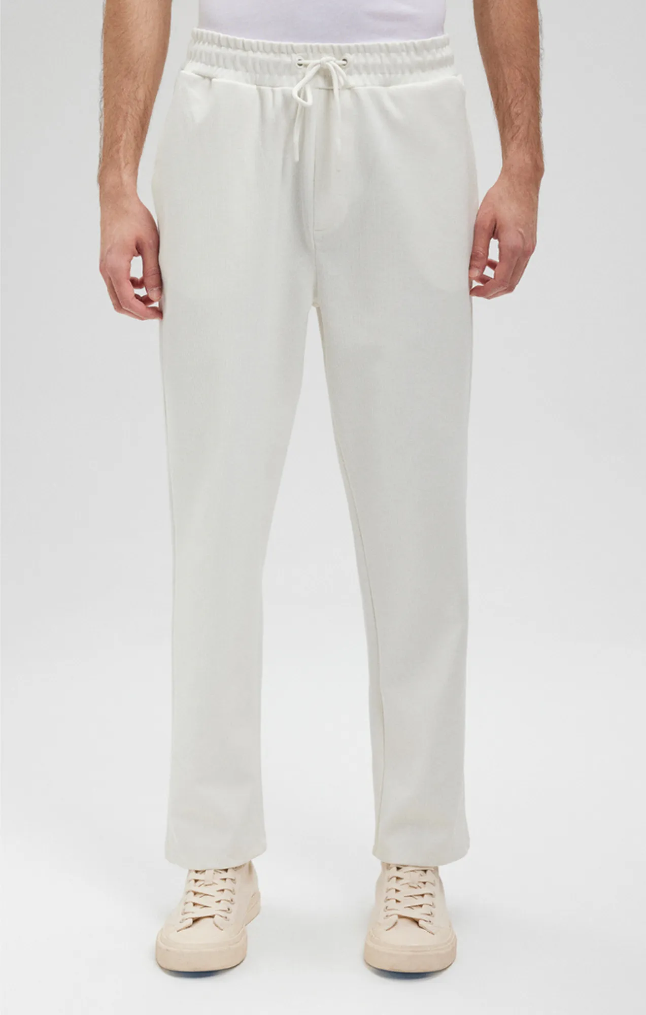 SWEATPANTS IN ANTIQUE WHITE