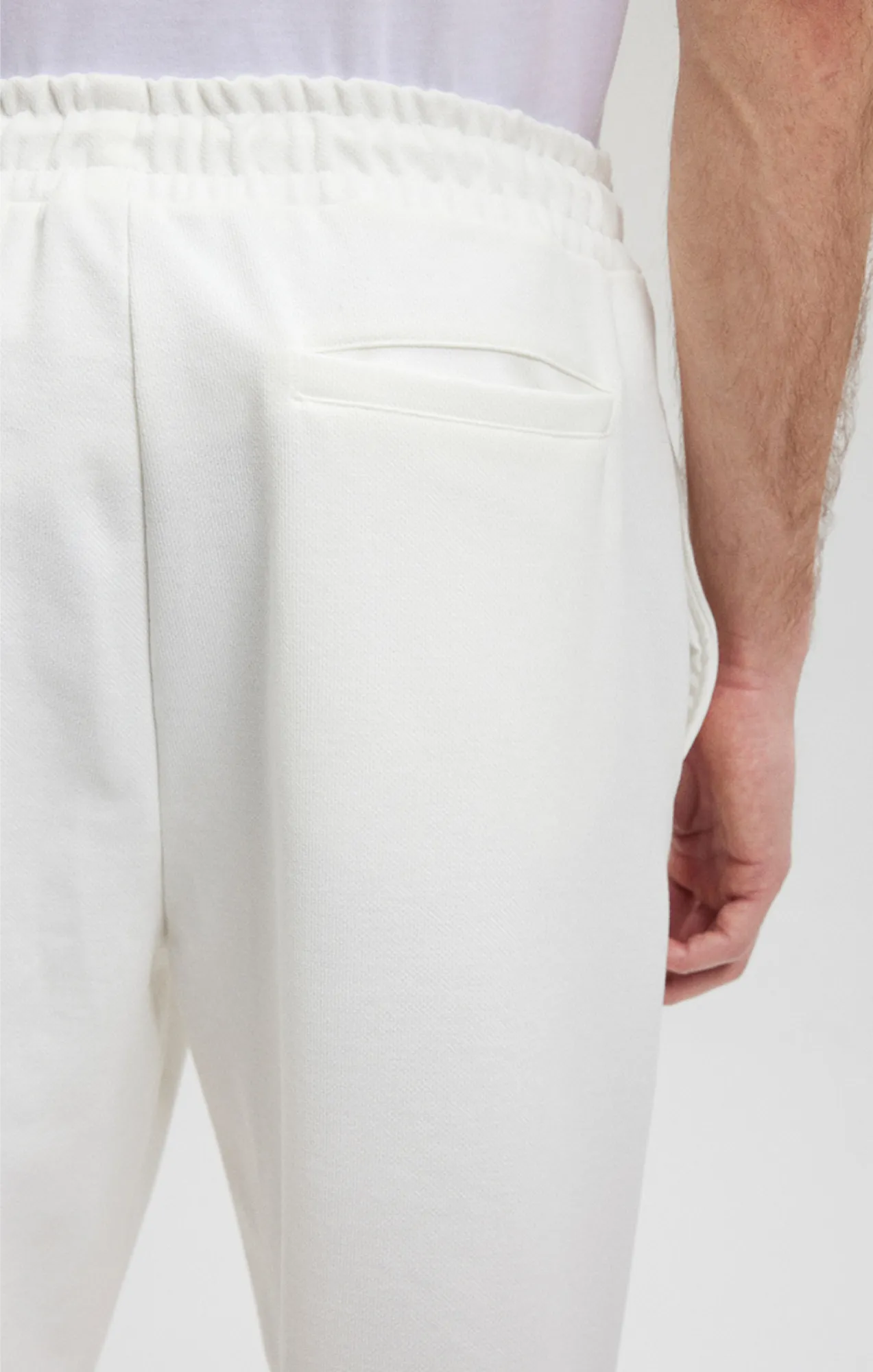 SWEATPANTS IN ANTIQUE WHITE