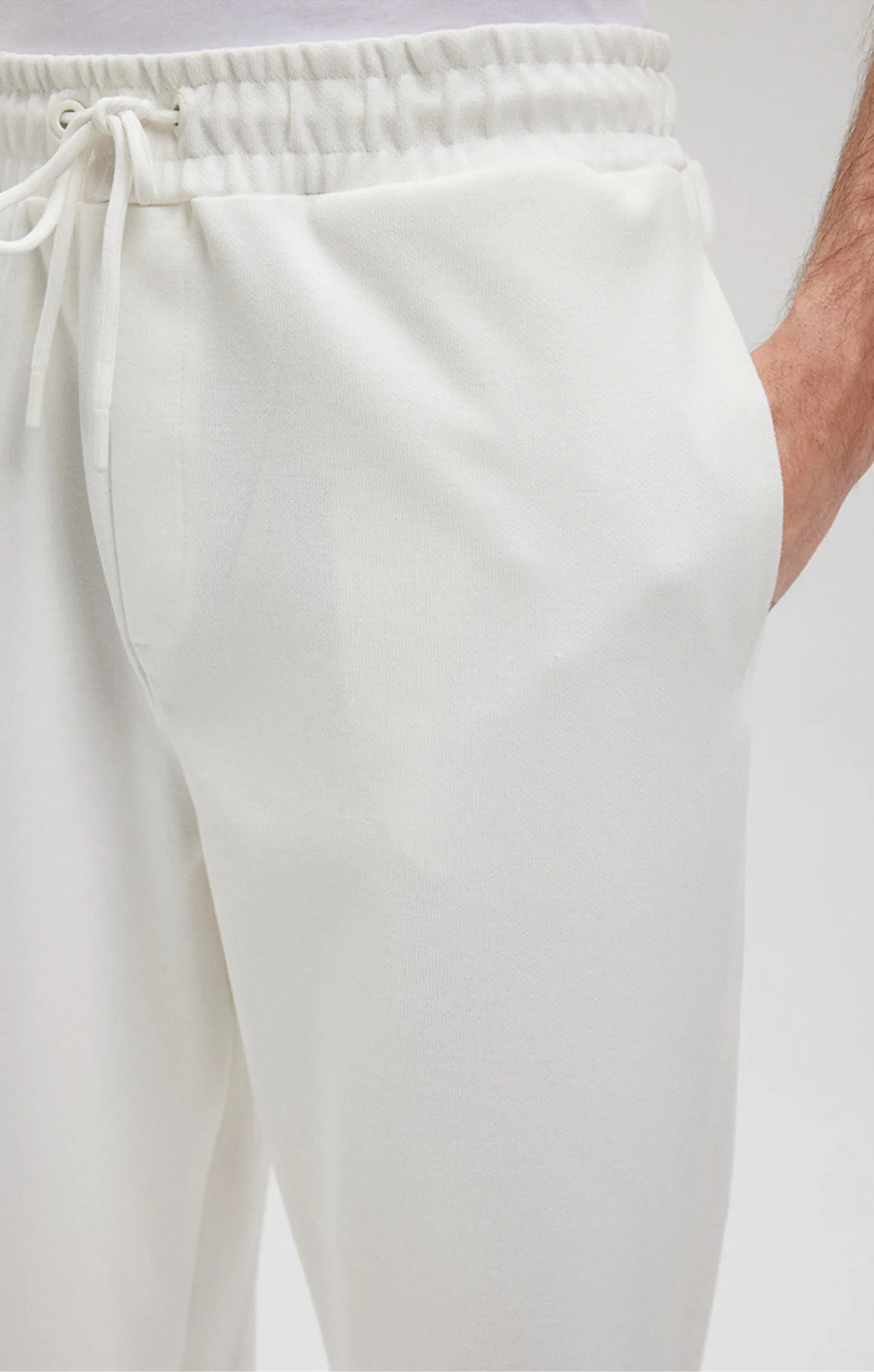 SWEATPANTS IN ANTIQUE WHITE