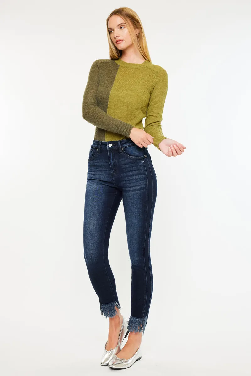 Sylvia High Rise Ankle Skinny Jeans
