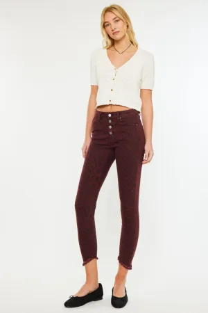 Tayona High Rise Cropped Skinny Jeans