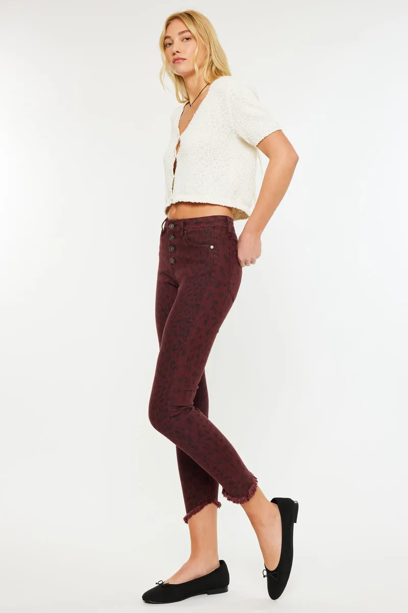 Tayona High Rise Cropped Skinny Jeans