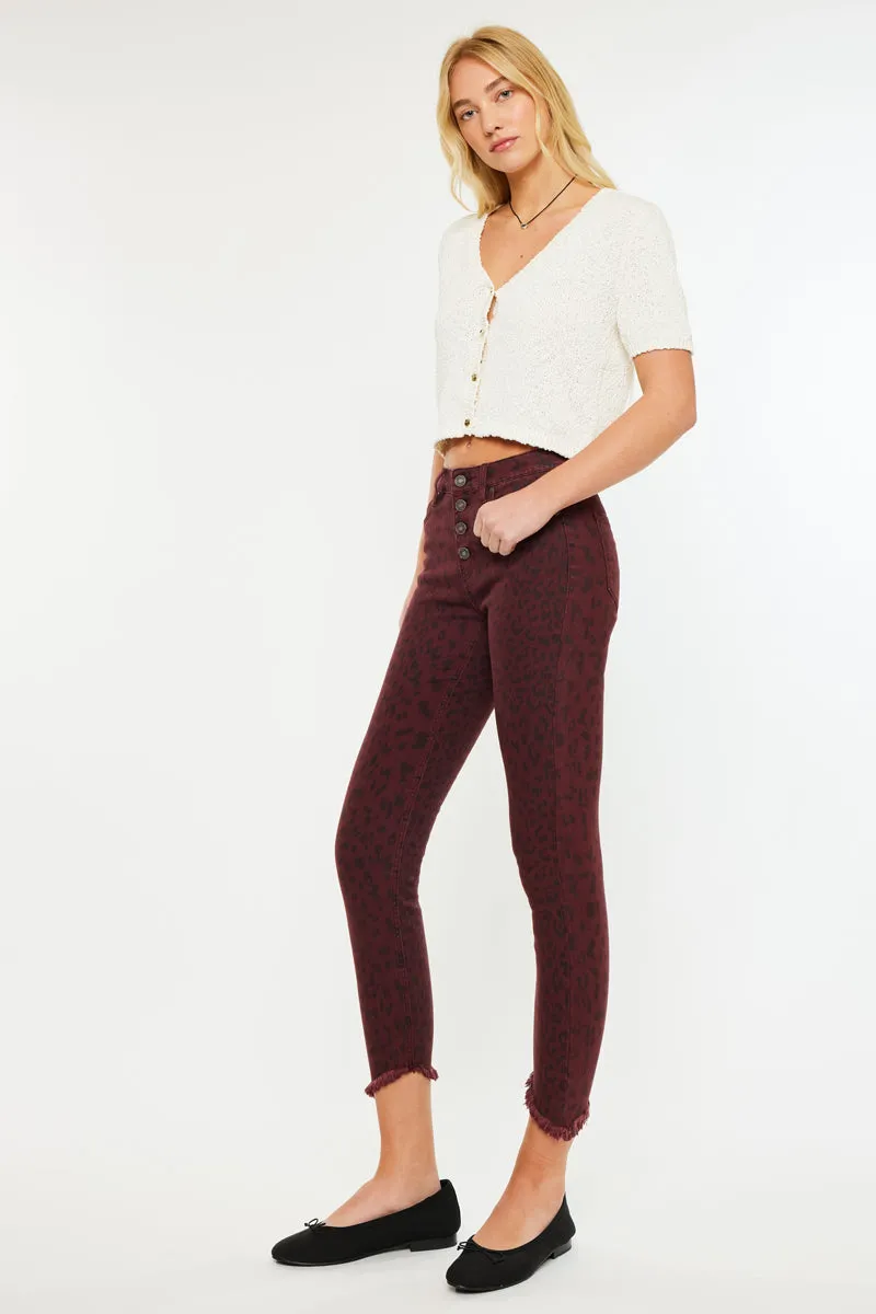 Tayona High Rise Cropped Skinny Jeans
