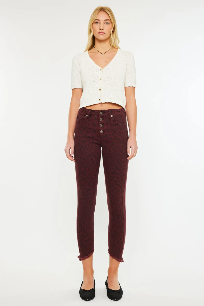 Tayona High Rise Cropped Skinny Jeans