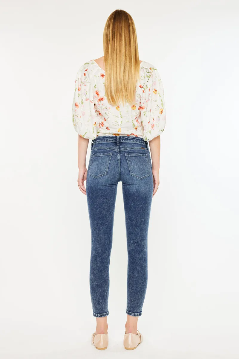 Temple Mid Rise Ankle Skinny
