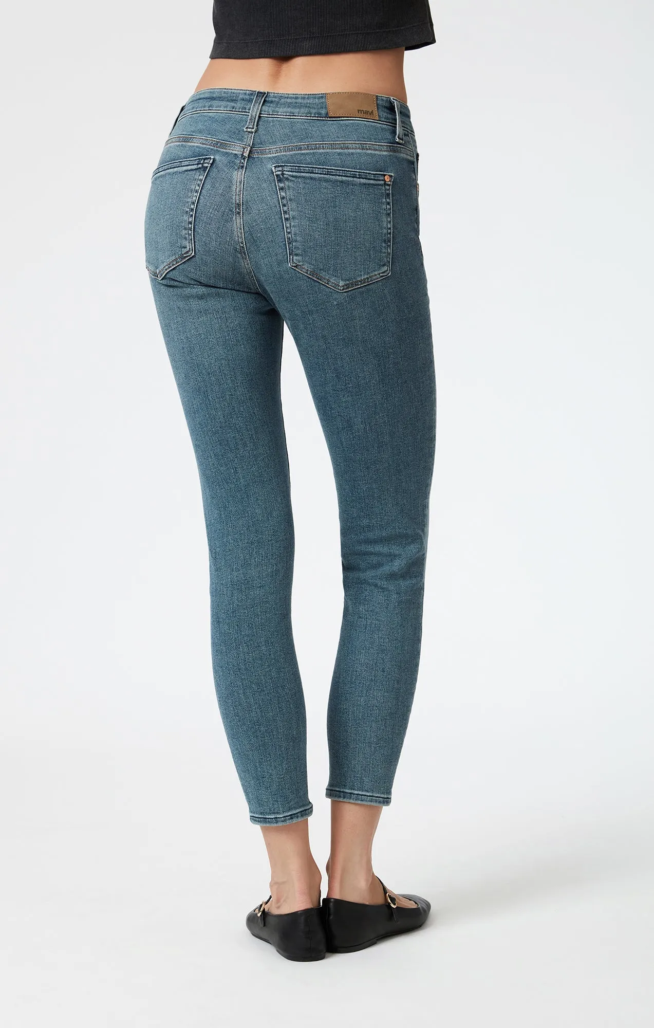TESS SKINNY IN SHADED FLEX BLUE
