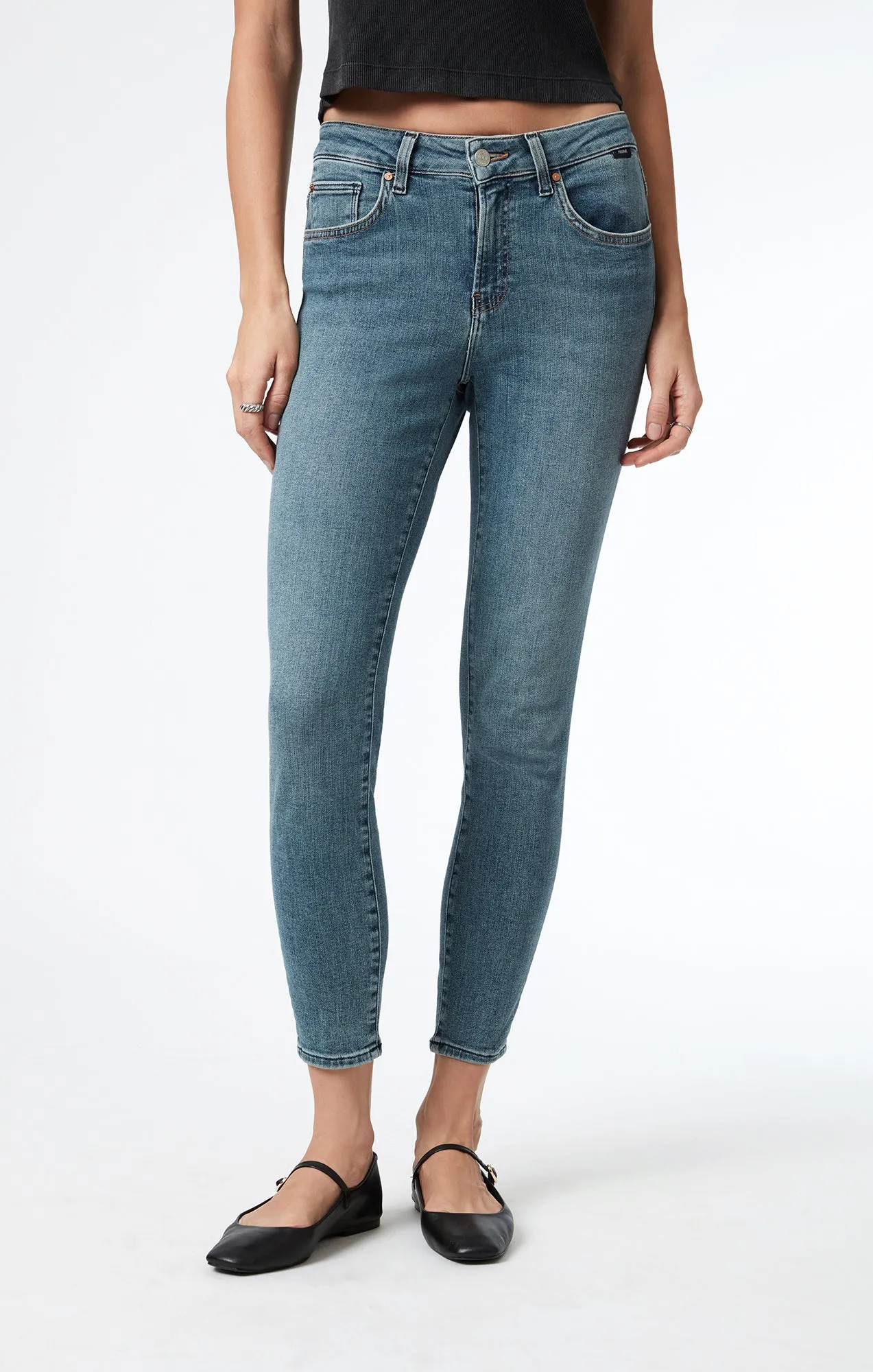 TESS SKINNY IN SHADED FLEX BLUE