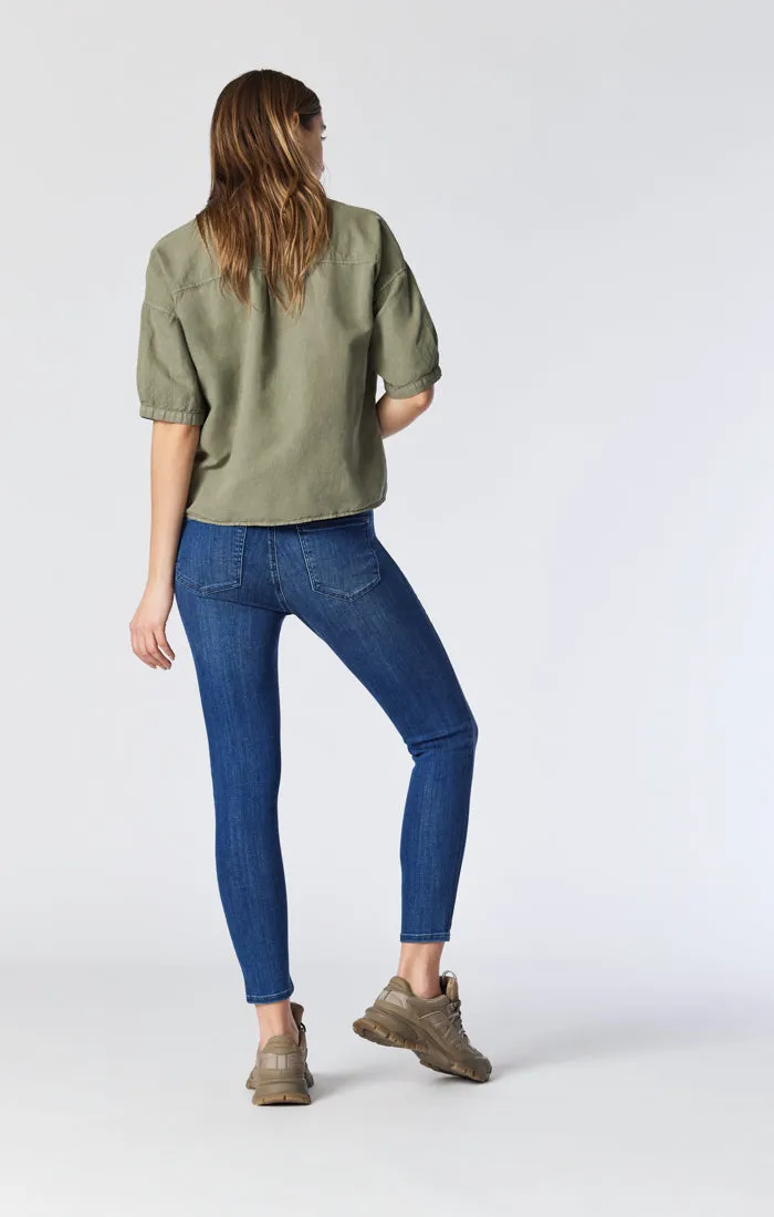 TESS SKINNY JEANS IN FOGGY BLUE SUPERSOFT CHIC
