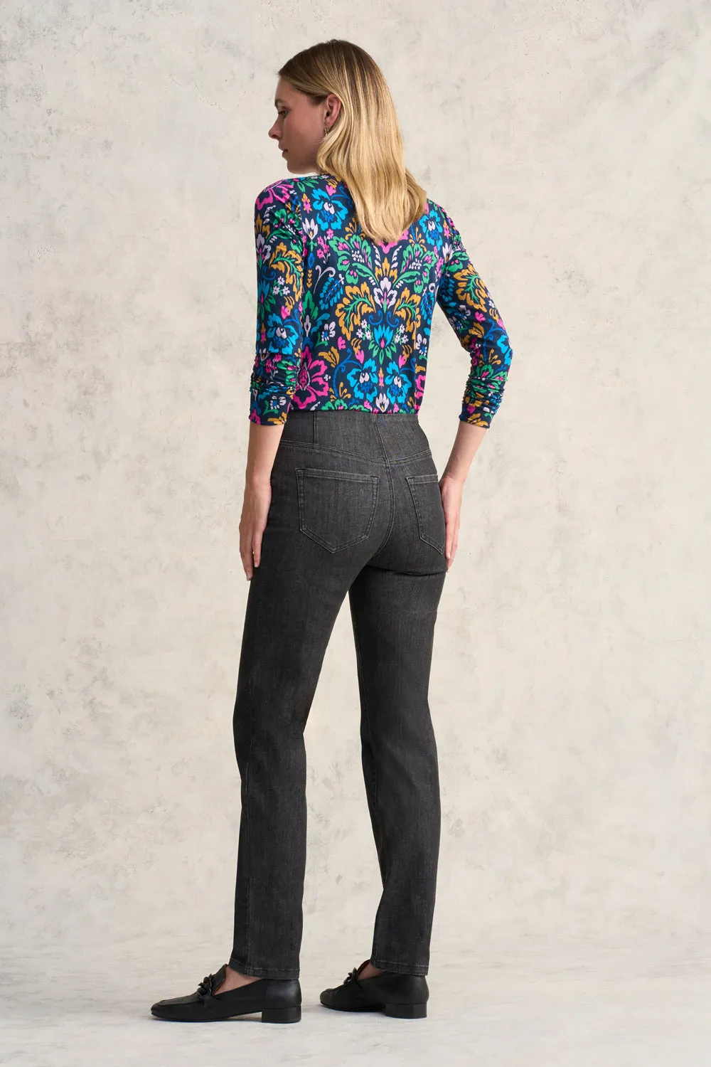 The Frenchie Straight Leg - Deep Grey