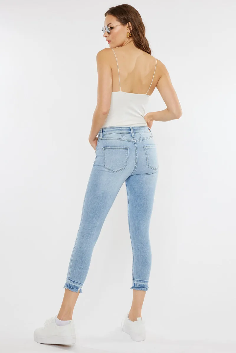 Thomasin High Rise Cropped Skinny Jeans