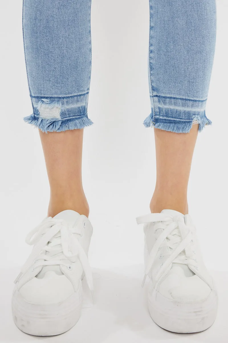 Thomasin High Rise Cropped Skinny Jeans