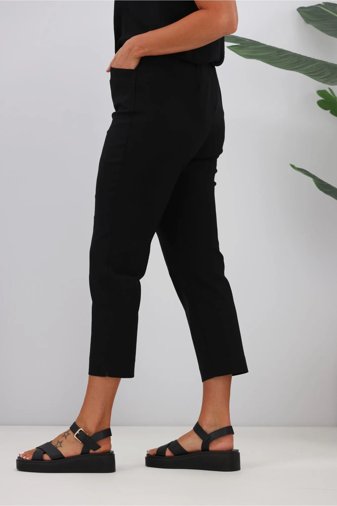 Threadz Basic Pant Black