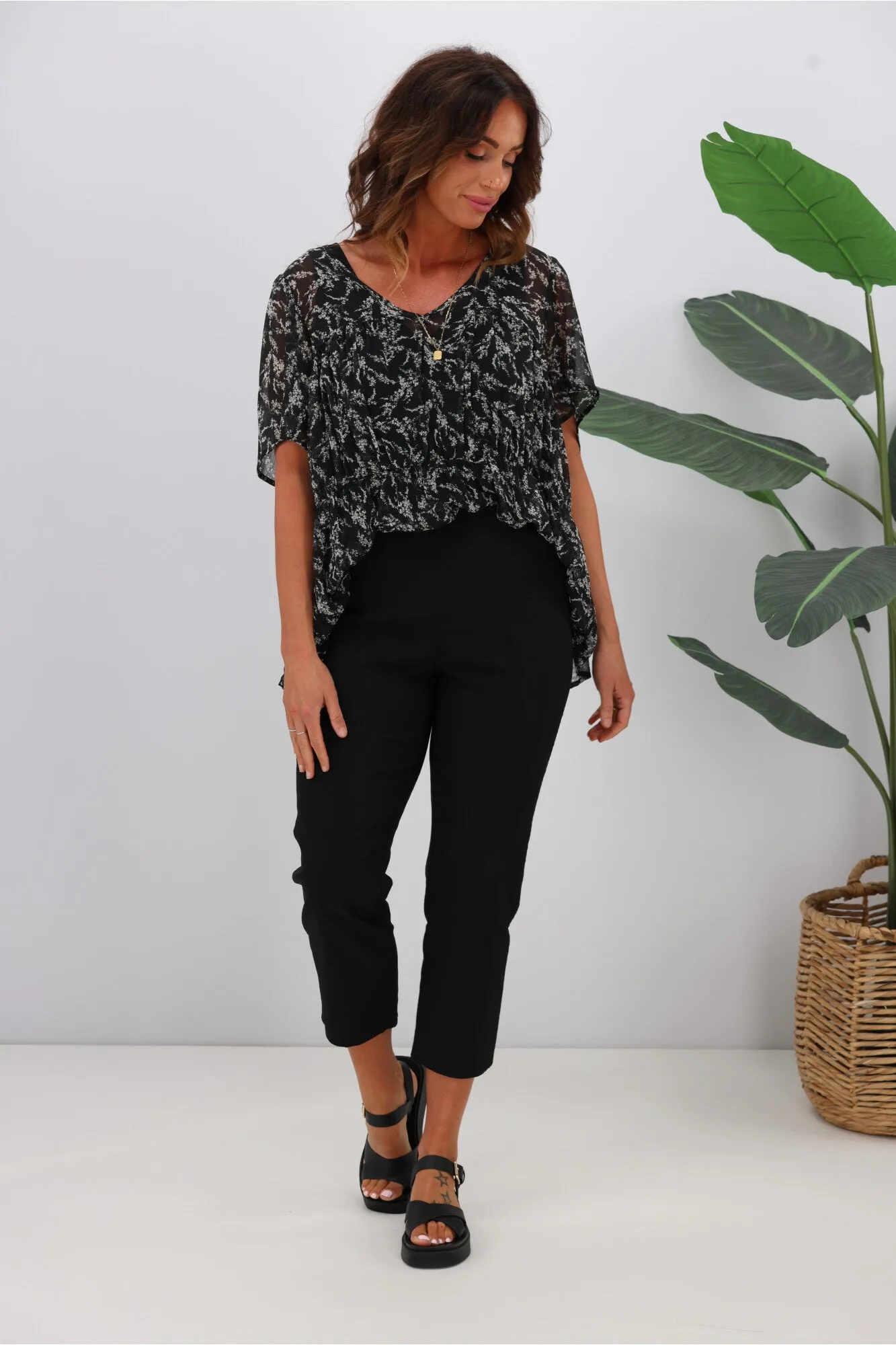 Threadz Basic Pant Black
