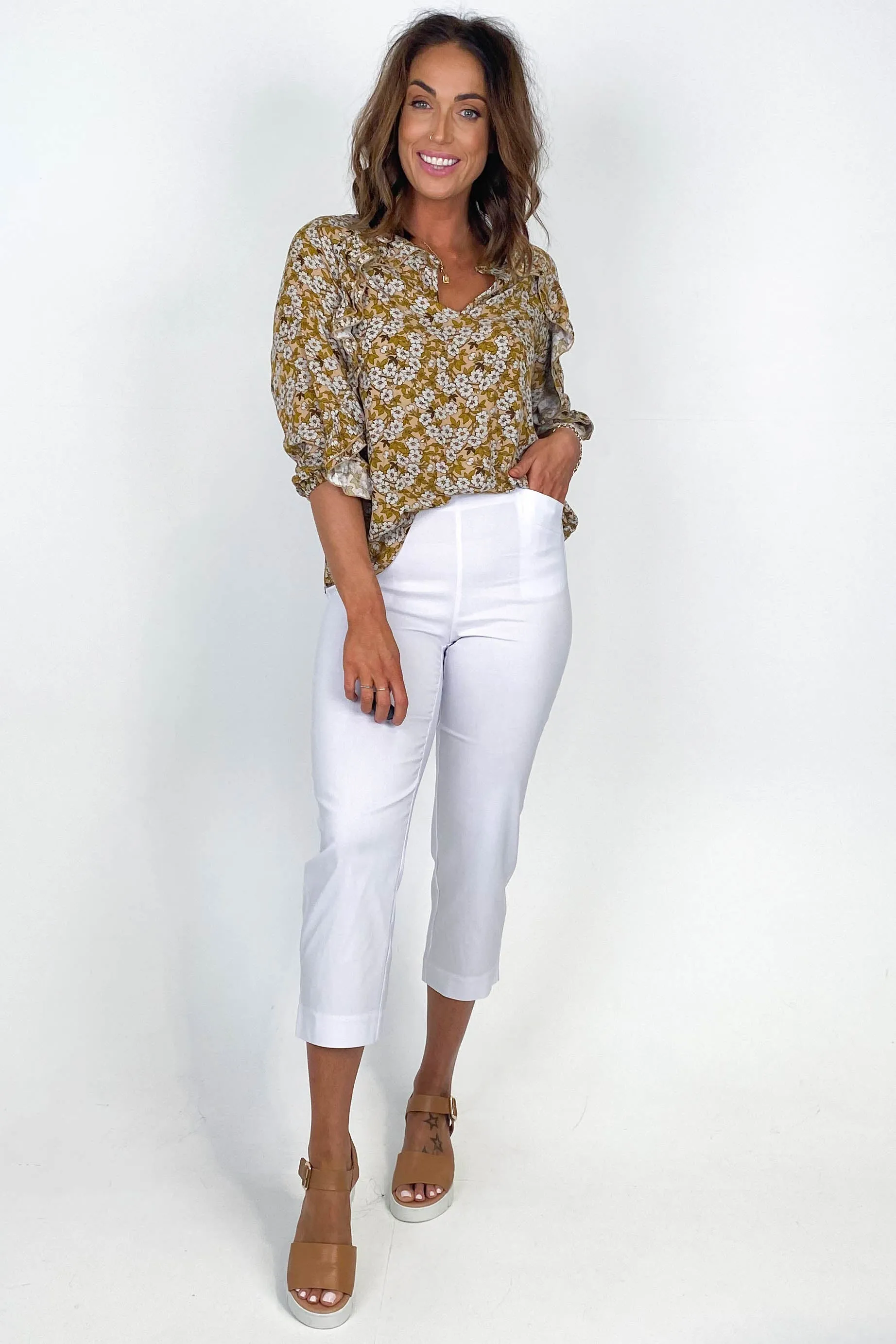 Threadz Basic Pant White