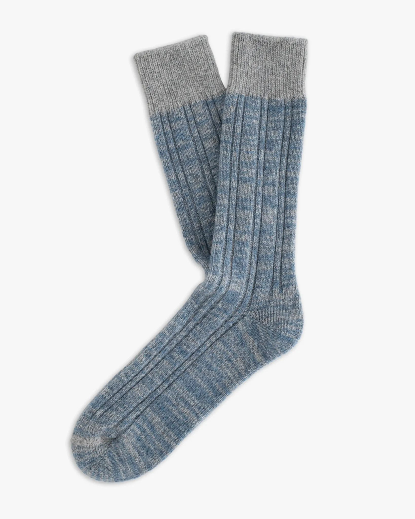 Thunders Love Wool Collection Double Ribbed Socks - Blue