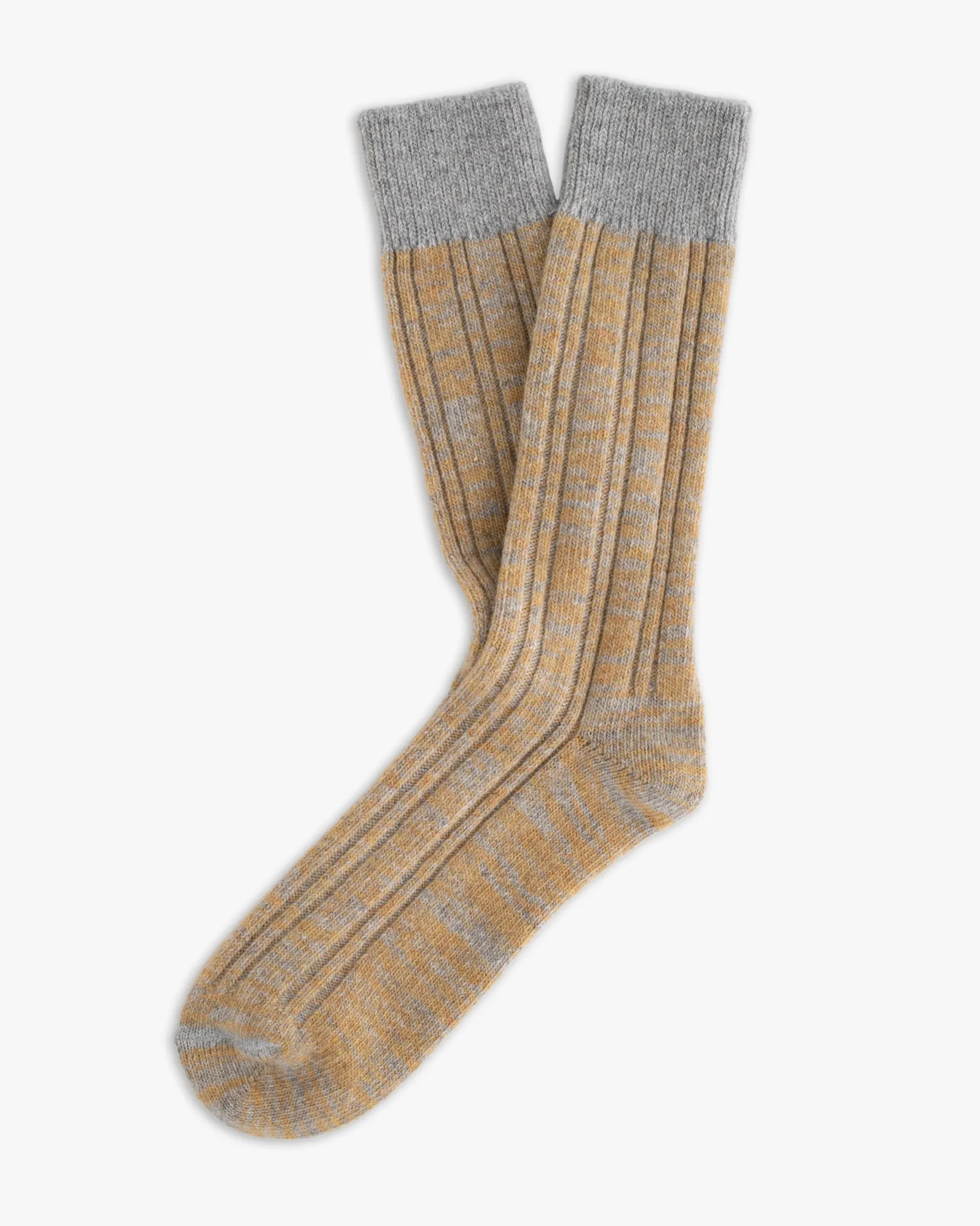 Thunders Love Wool Collection Double Ribbed Socks - Yellow