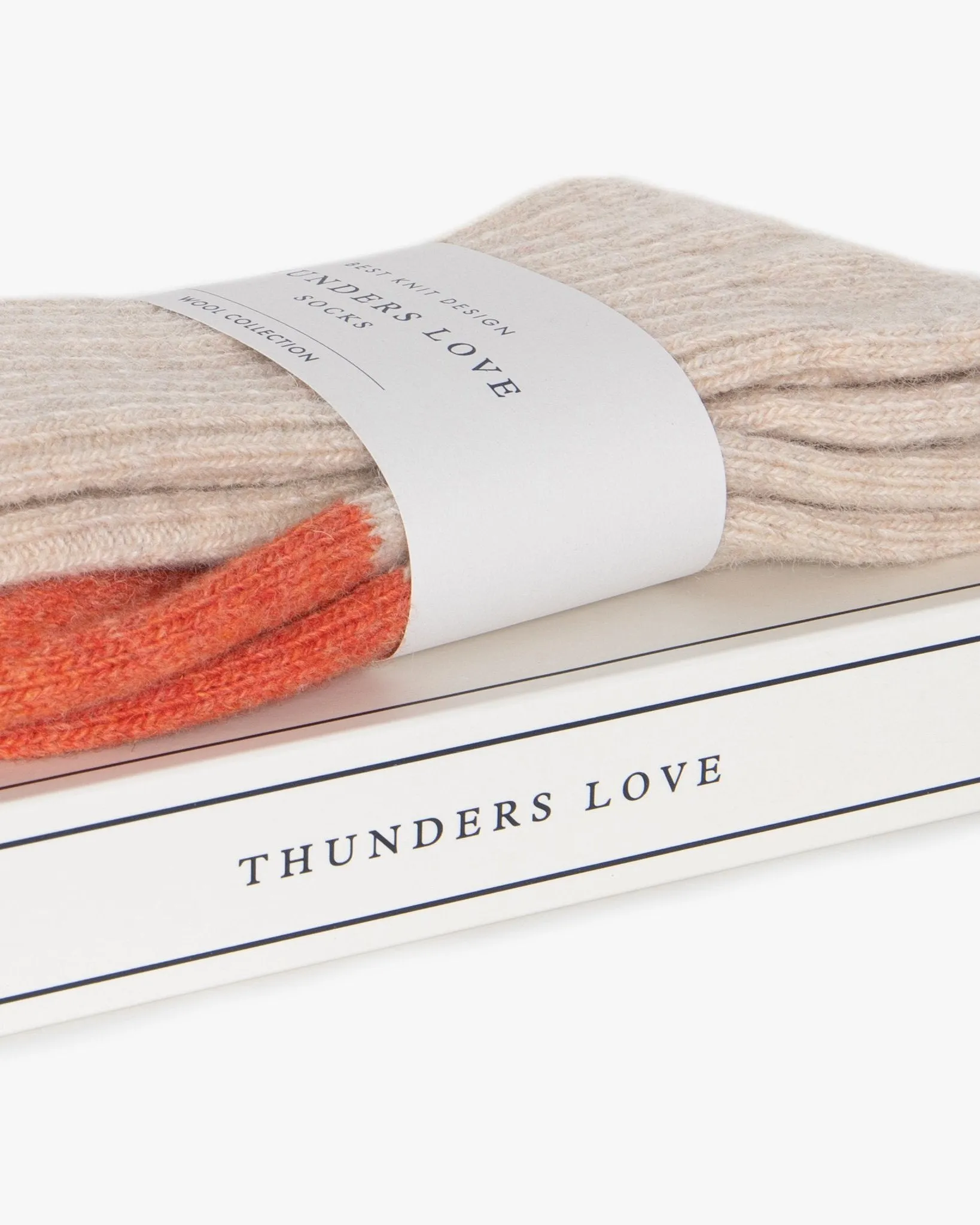 Thunders Love Wool Collection Socks - Raw White