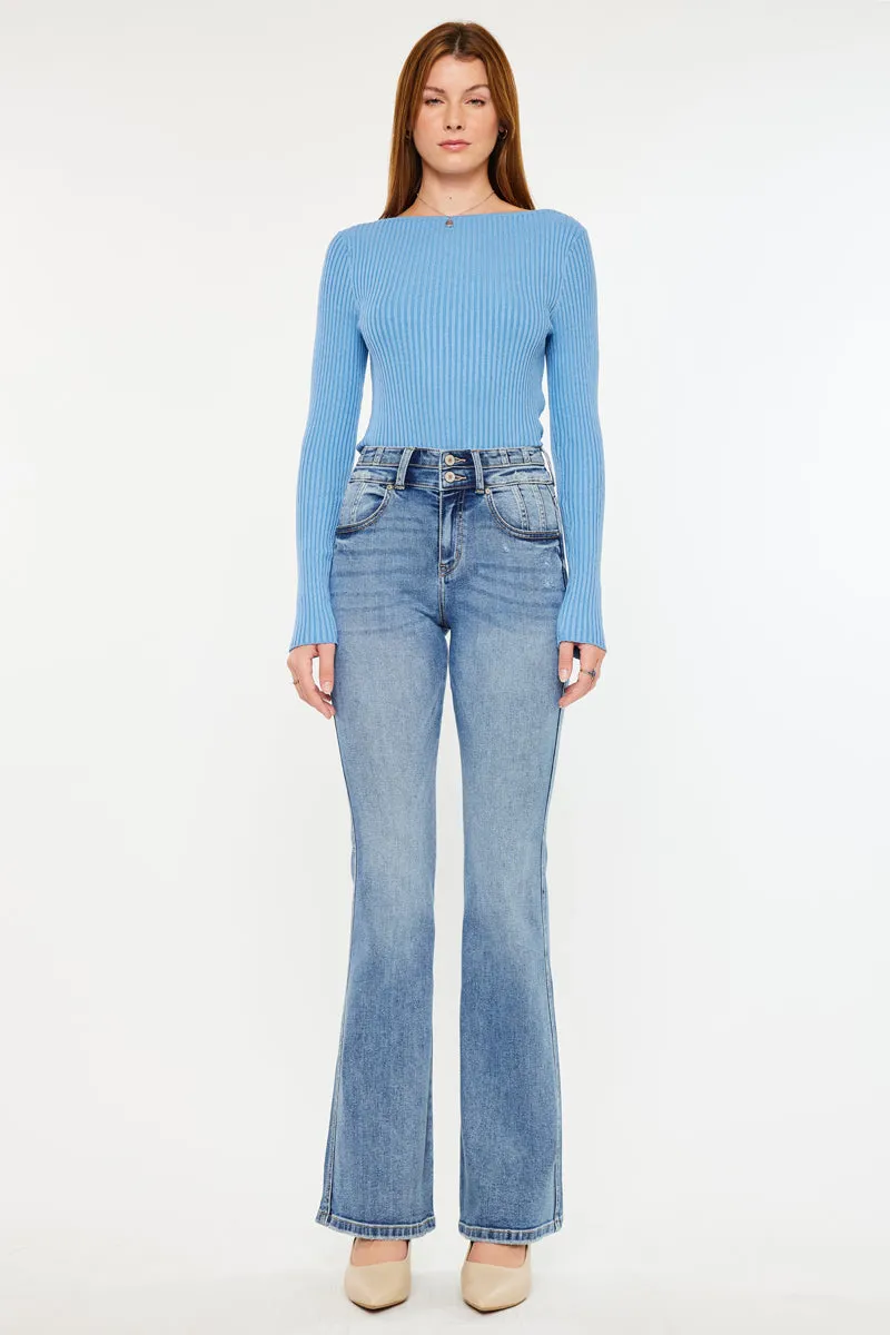 Trina High Rise Flare Jeans