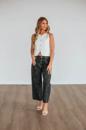 Until You're Mine Pants - Black Wash