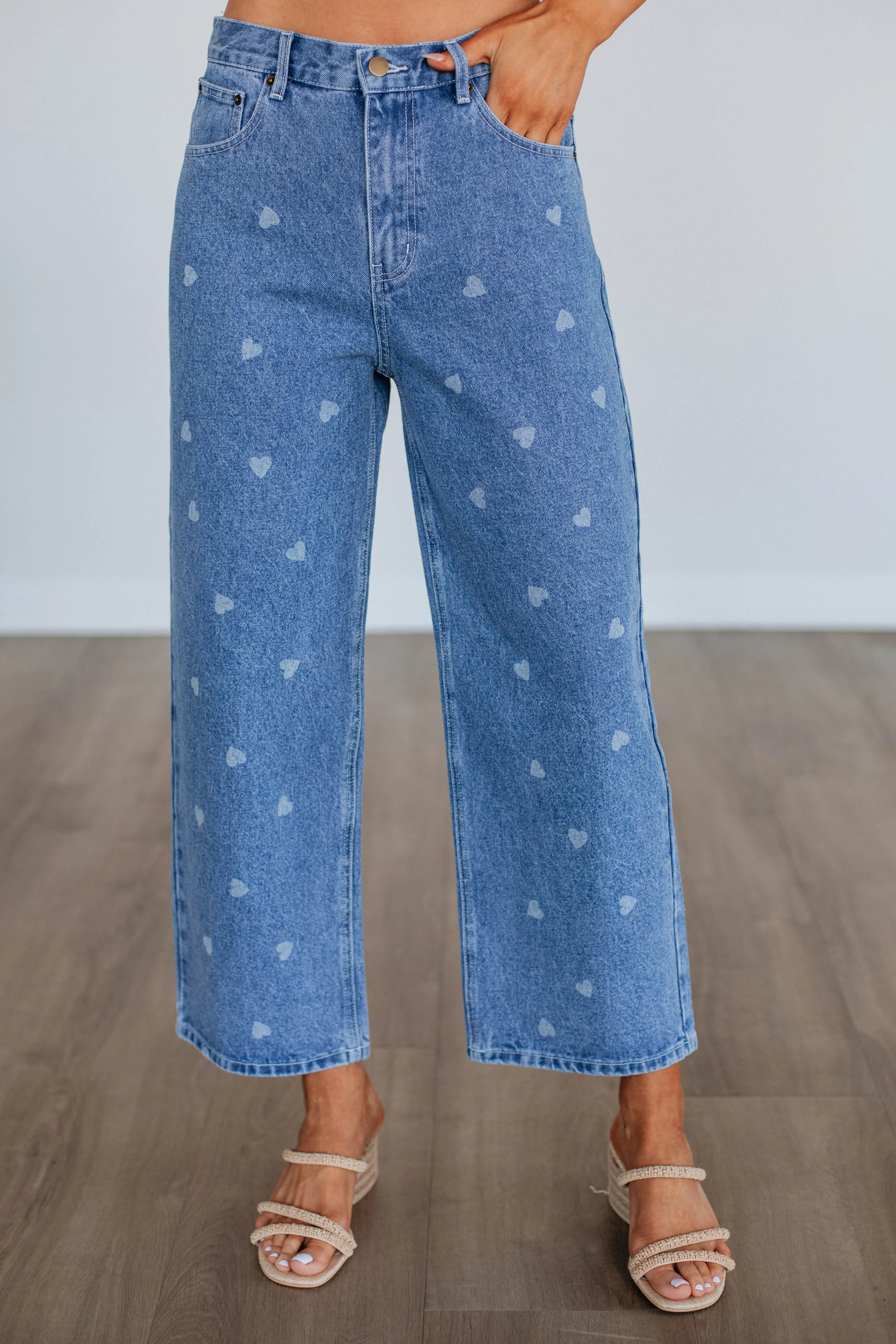Until You're Mine Pants - Medium Wash
