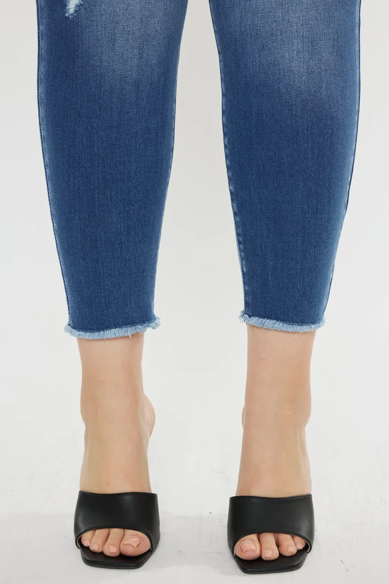 Valencia High Rise Ankle Skinny Jeans (Plus)