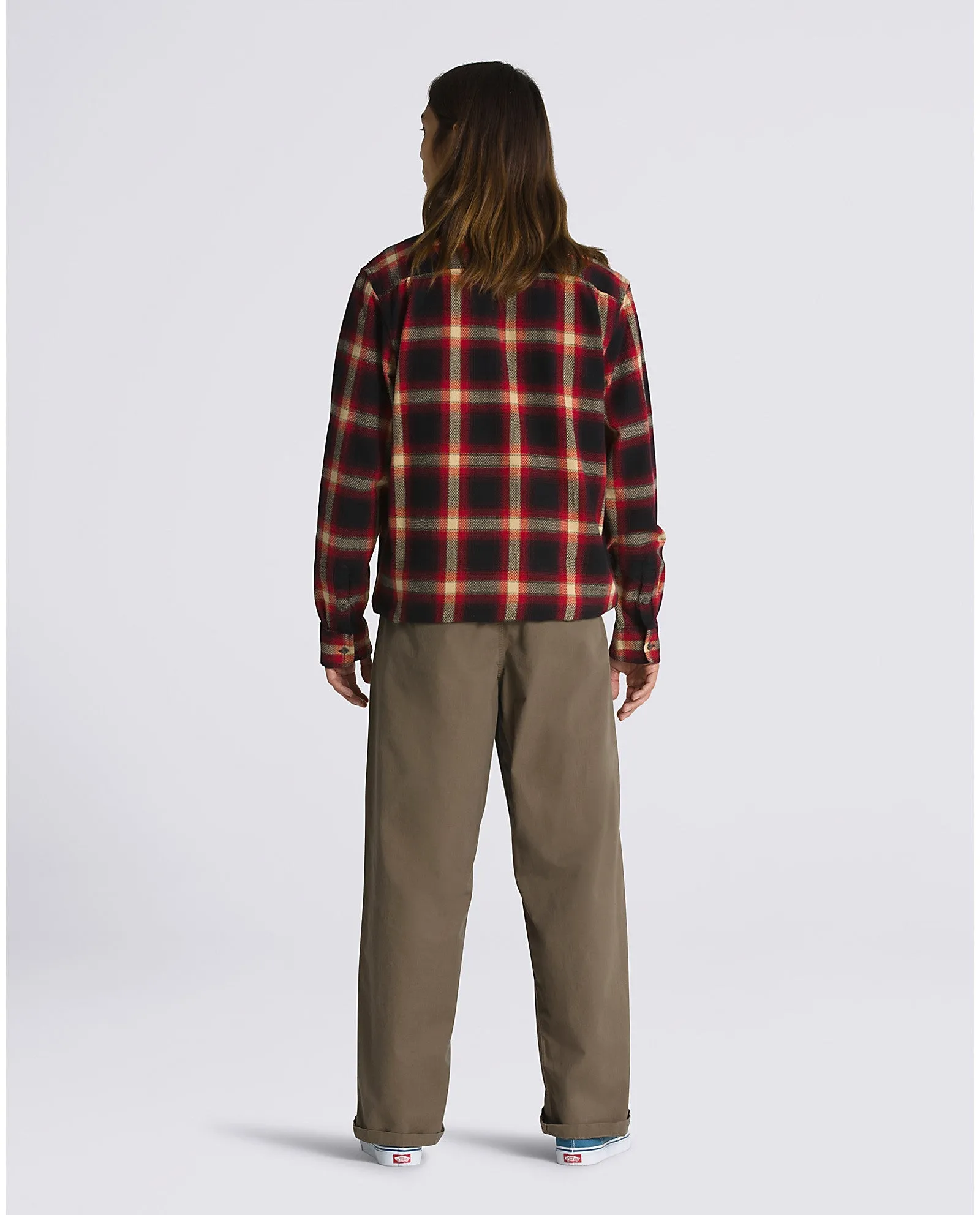 Vans Mens Range Baggy Tapered Elastic Waist Pant Canteen