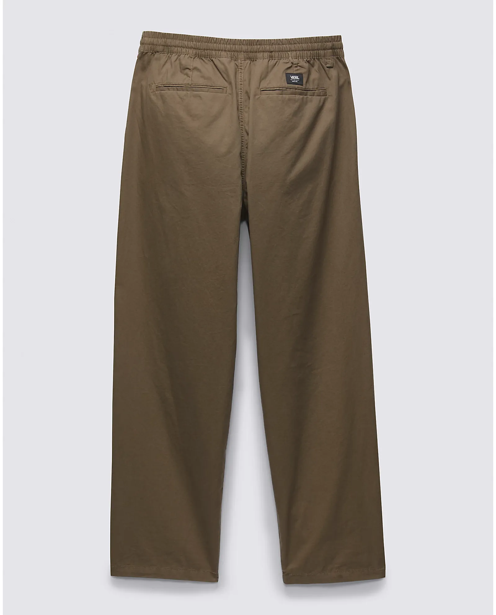 Vans Mens Range Baggy Tapered Elastic Waist Pant Canteen