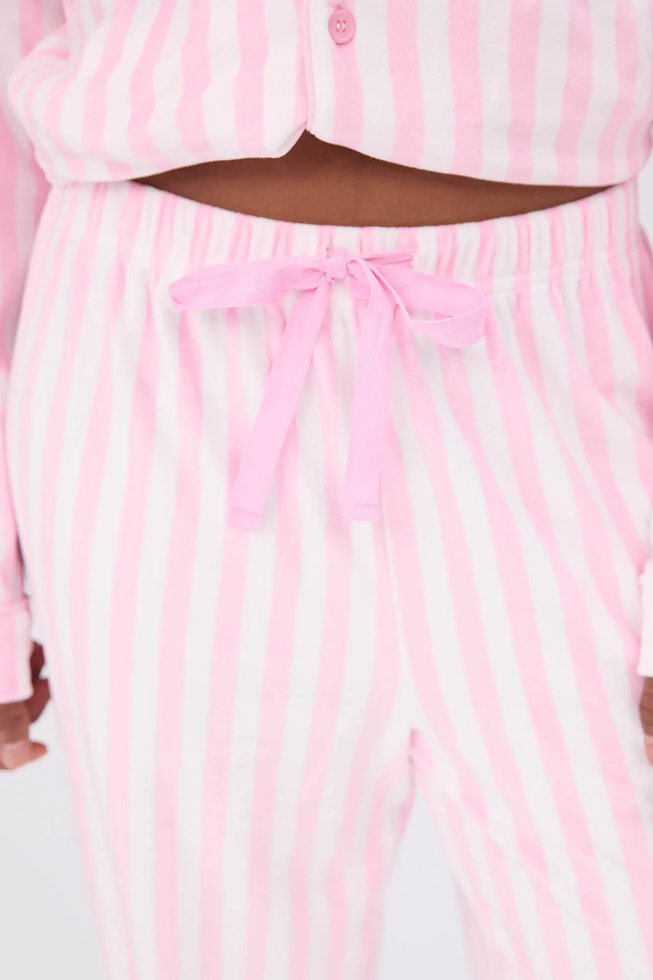 Velour Pajama Dad Shirt And Pants Set