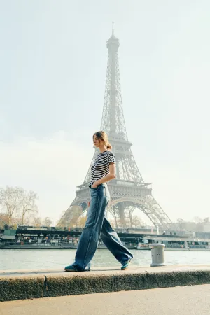Venice Mid Rise Wide Leg Jeans