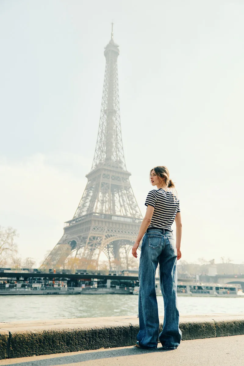 Venice Mid Rise Wide Leg Jeans