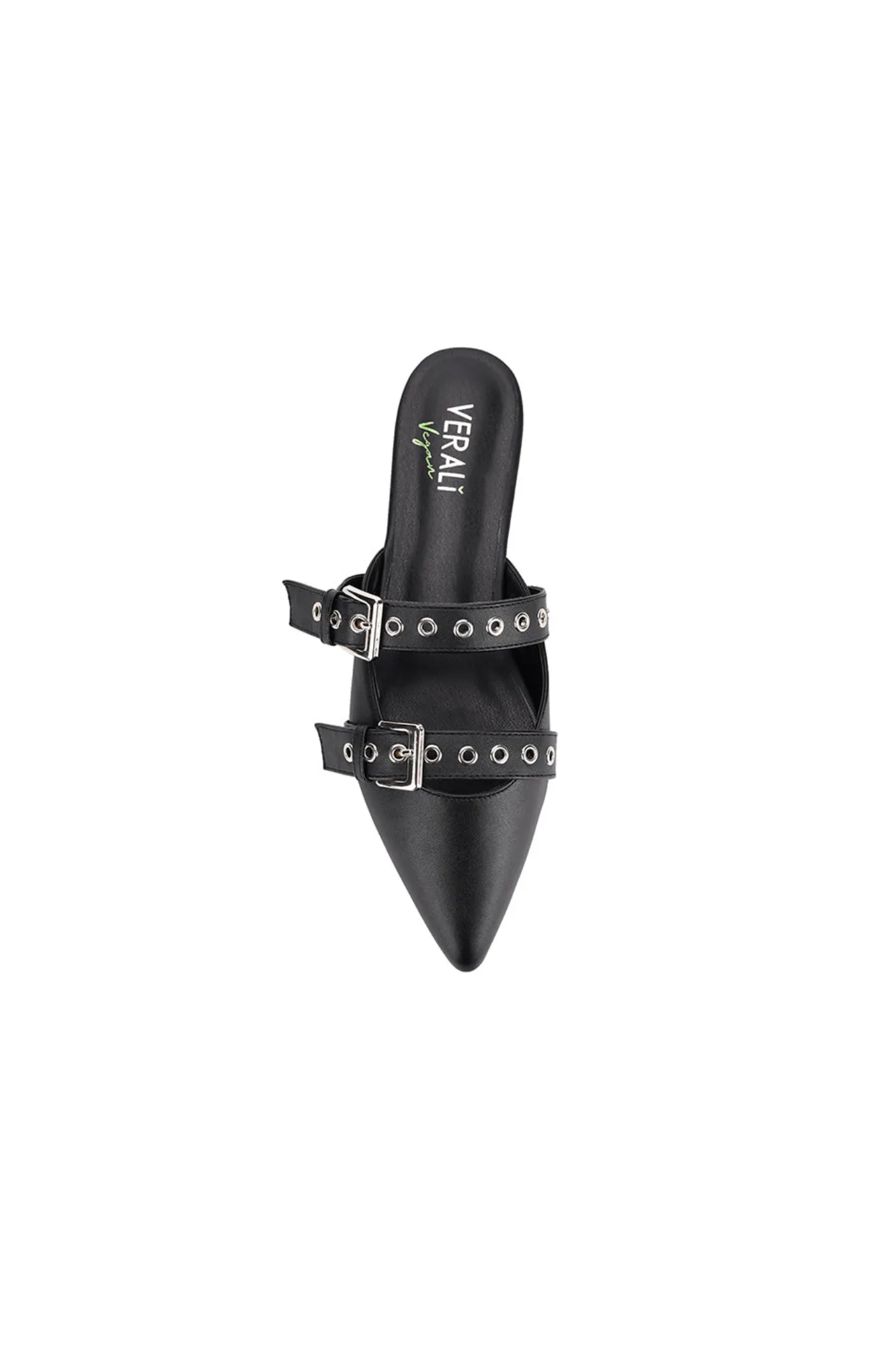 Verali Indianna Point Toe Flats Black