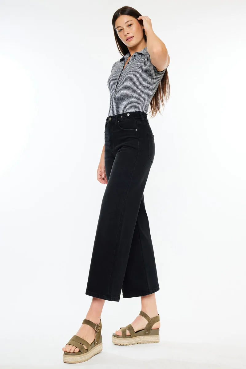 Victoria Ultra High Rise Cropped Wide Leg