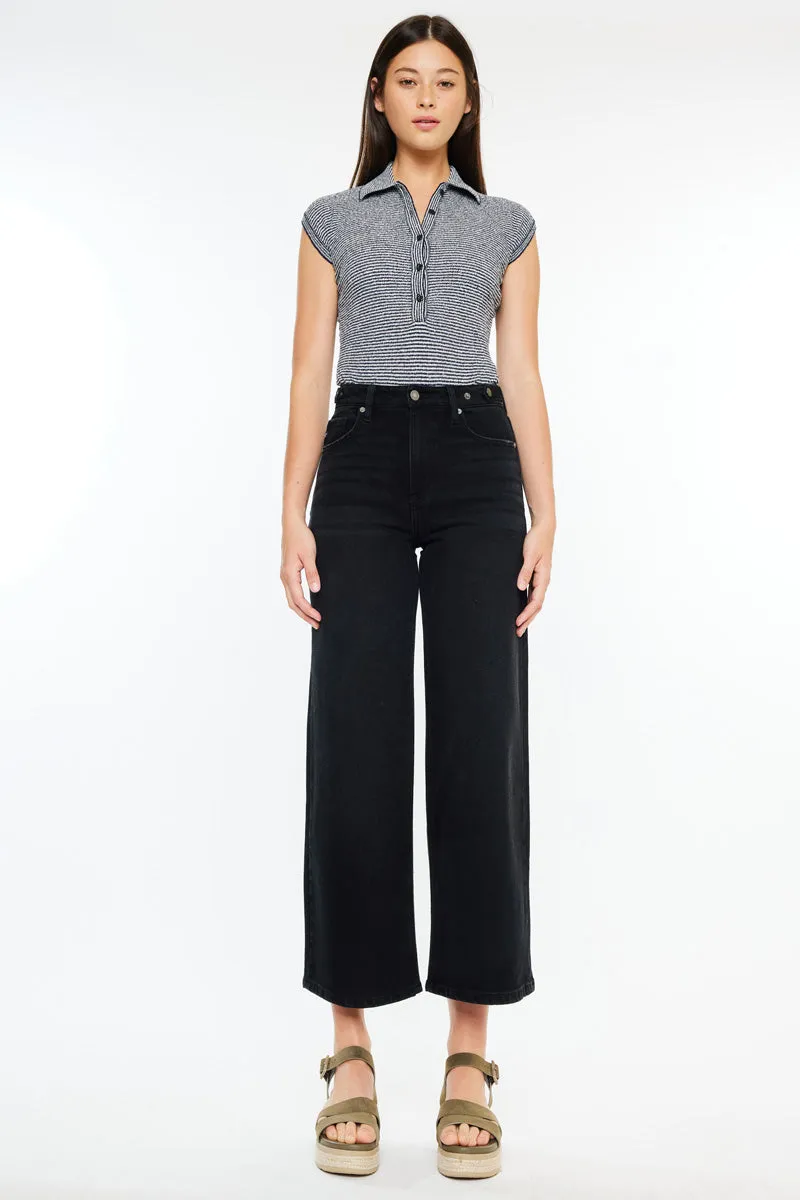 Victoria Ultra High Rise Cropped Wide Leg