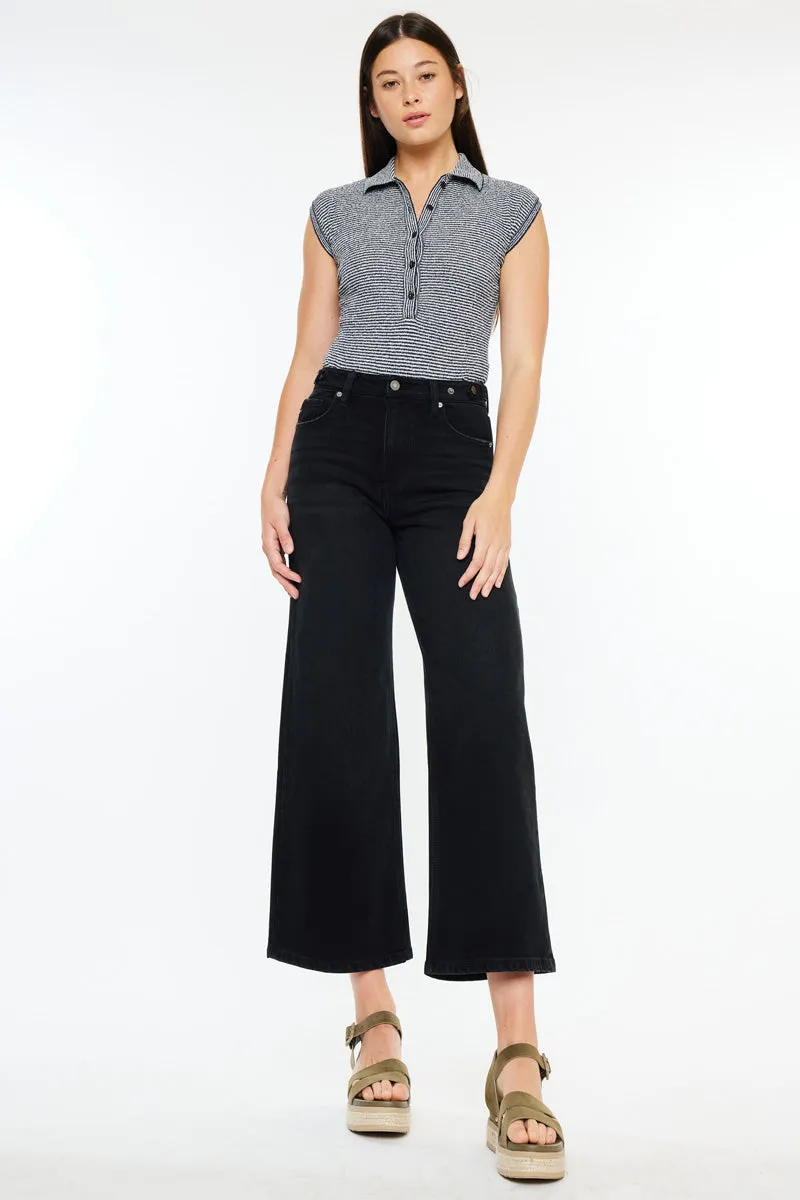Victoria Ultra High Rise Cropped Wide Leg