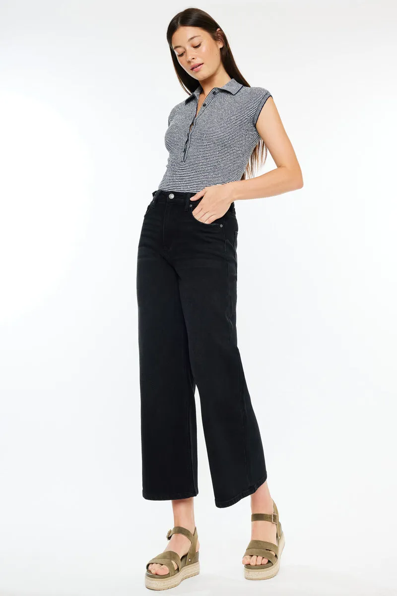 Victoria Ultra High Rise Cropped Wide Leg