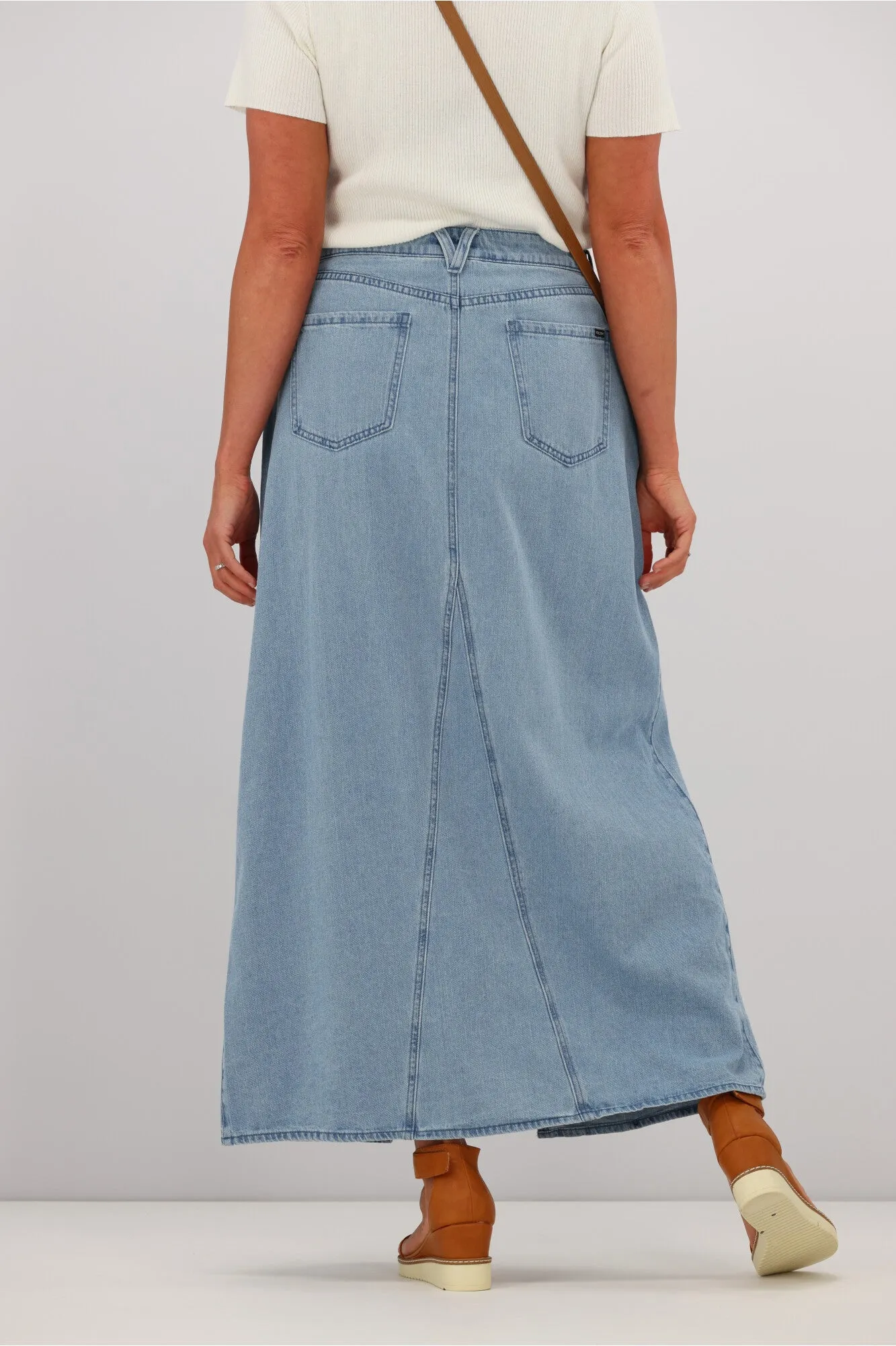 Volcom Chill Trap Skirt Denim Skirt Blue