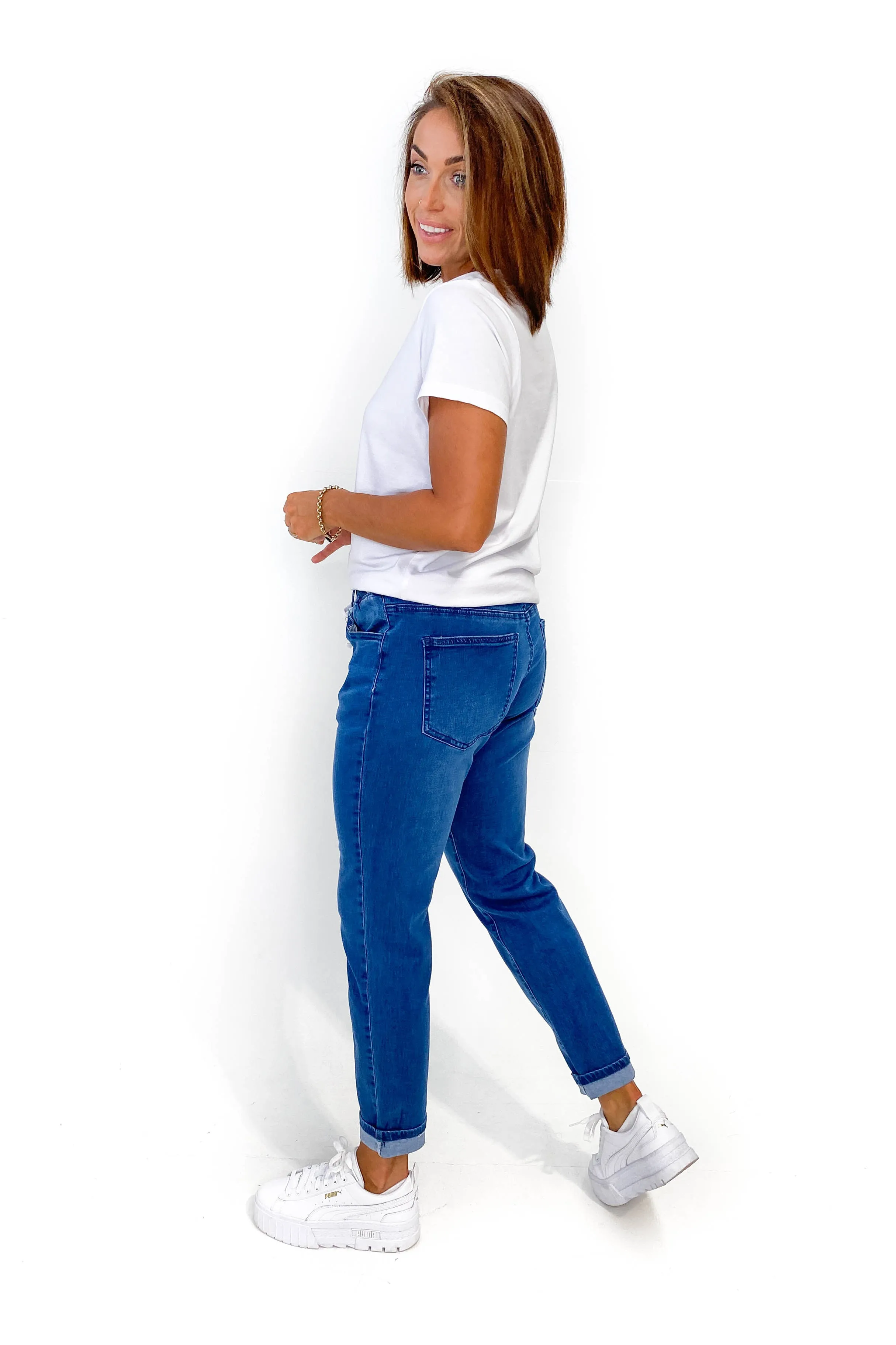 Wakee Denim Jaxon Jogger Indigo Blue