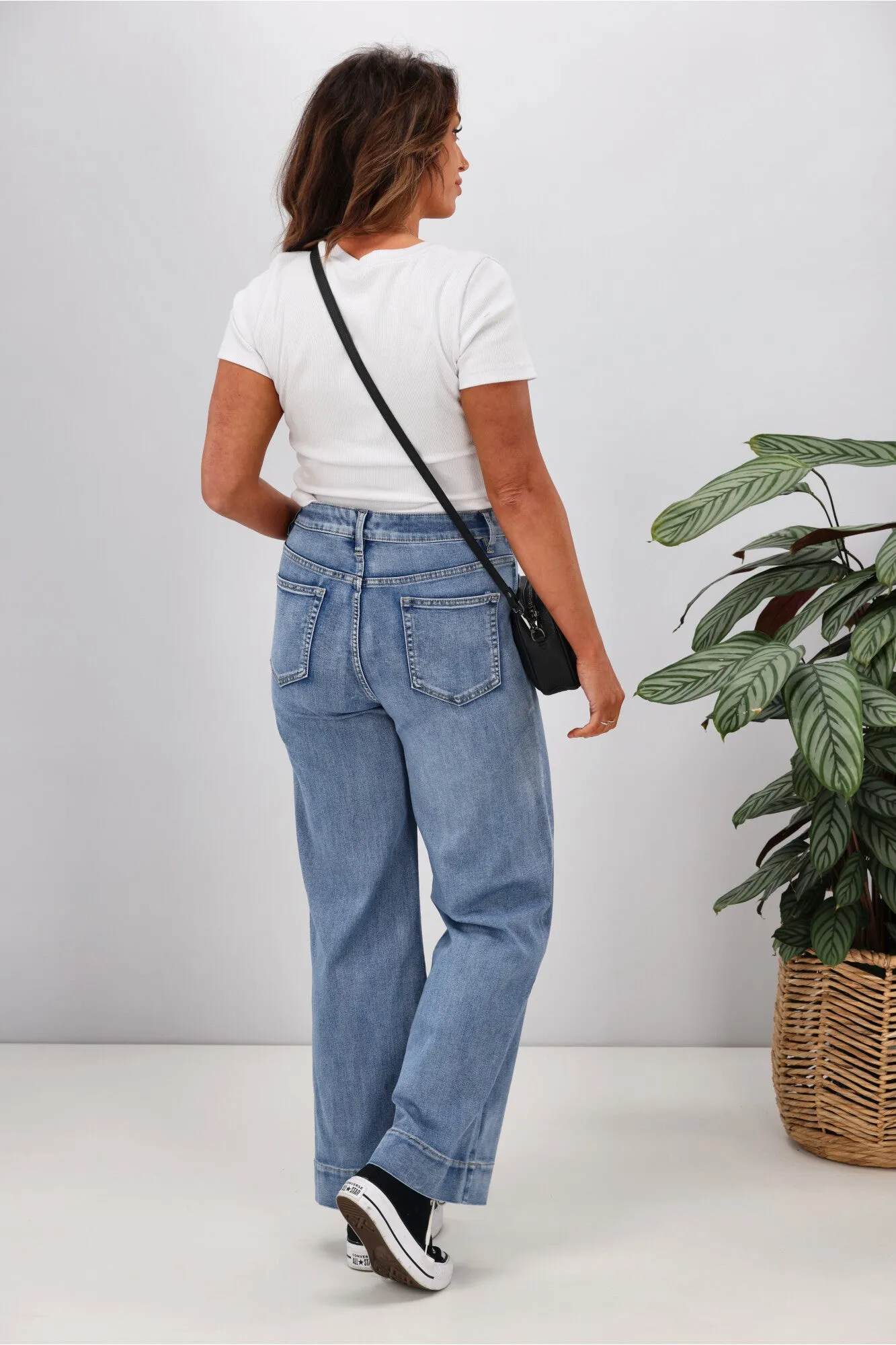 Wakee Lizzy Jean Washed Blue