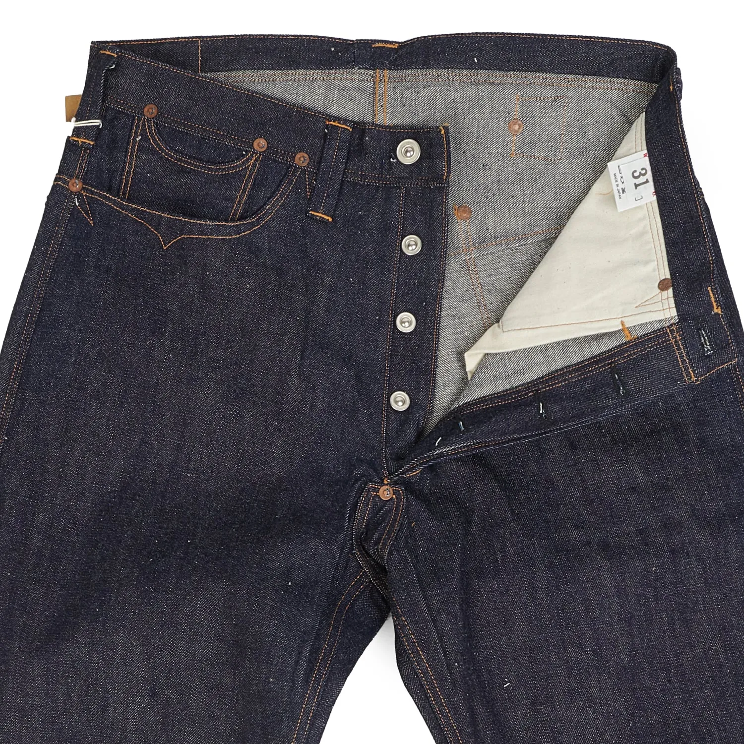 Warehouse & Co Brown-Duck & Digger Nonpareil Overall Regular Straight Jean - Raw