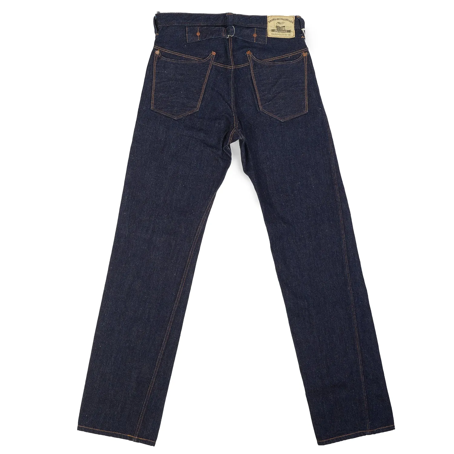 Warehouse & Co Brown-Duck & Digger Nonpareil Overall Regular Straight Jean - Rinsed