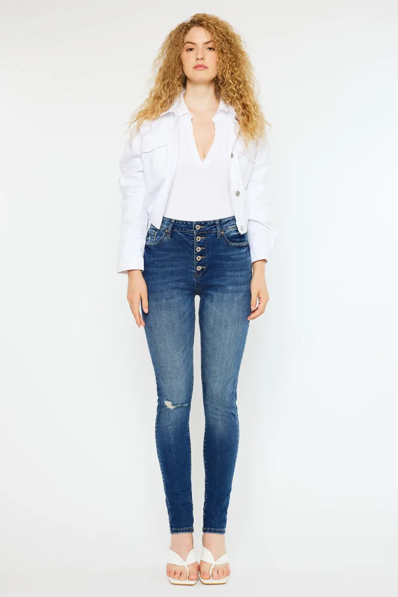 Wesley High Rise Super Skinny Jeans - Curvy